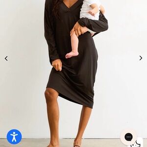 Hatch Black Midi Dress